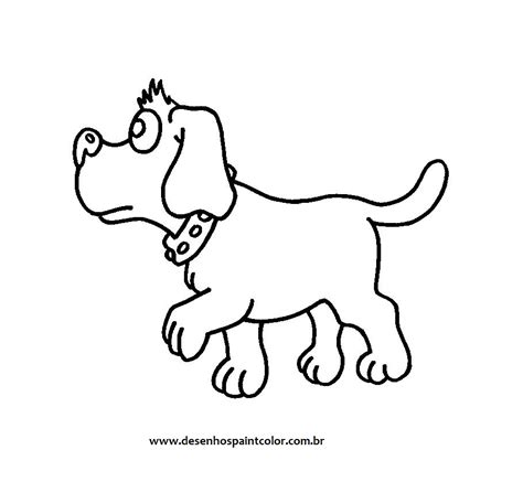 Escolha os desenhos de cachorros para colorir e imprimir e dê um colorido especial aos bichinhos! Cachorro - Desenhos para Colorir - Desenhos Para Colorir