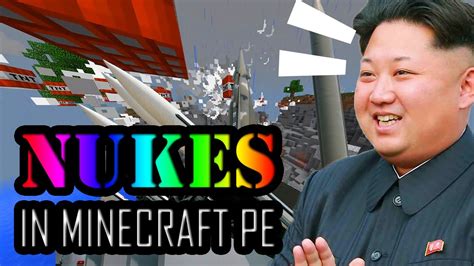 How To Make Nukes In Mcpe Minecraft Pe Command Blocks Youtube