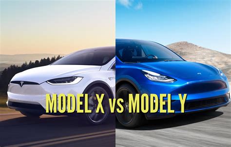 2020 Tesla Model Y Vs Model X Differences Compared Side