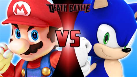 Death Battle Mario Vs Sonic By Mugen Senseistudios On Deviantart