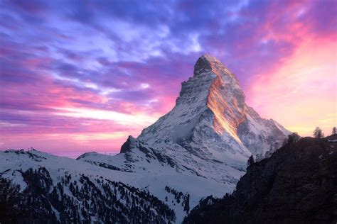 Matterhorn Sunset Mountain Landscape Photography Landscape