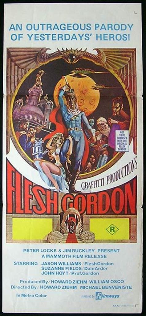 Flesh Gordon Movie Poster 1974 Fantasy Art Daybill