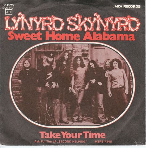 Lynyrd Skynyrd Sweet Home Alabama 1974 Vinyl Discogs