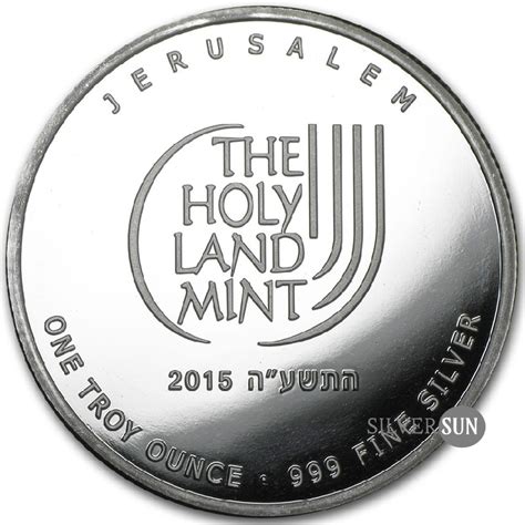 Israel The Holy Land Mint Jerusalem Dove Of Peace 2015 1oz