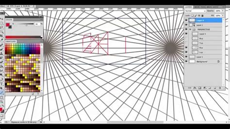 How To Set Up Perspective Grids In Photoshop The Simple Way Youtube