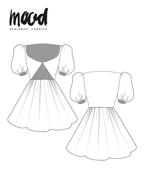 The Bluebell Dress Free Sewing Pattern Mood Sewciety Dress Patterns Free Diy Sewing