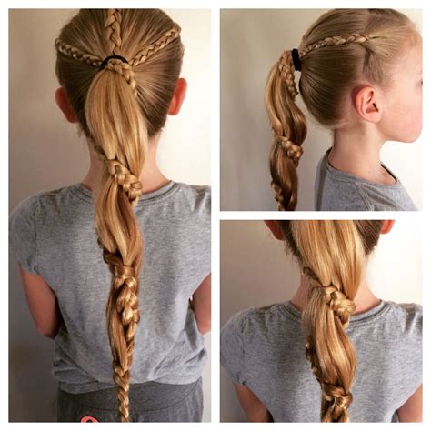 Ponytail Wrapped In A Lace French Braid Hair Videos Girl Hairstyles