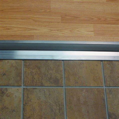36 Aluminum Adjustable Threshold With Vinyl Seal House Entry Front
