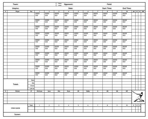 30+ printable baseball scoresheet / scorecard templates template lab. Baseball Stat Sheet Pdf | brittney taylor