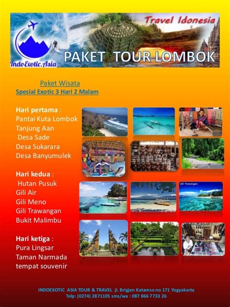 Contoh Brosur Paket Wisata 3 Hari 2 Malam Penggambar