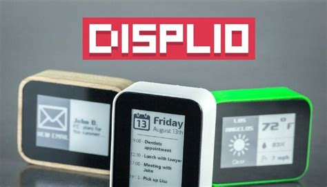 Displio Is A Tiny E Ink Display That Runs Programmable Widgets