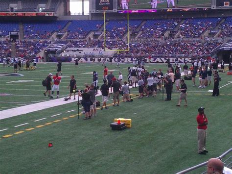 Mandt Bank Stadium Section 132 Row 10 Seat 5 Baltimore Ravens Shared By