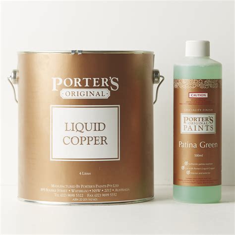 Liquid Copper And Patina Green Porterspaint Osaka