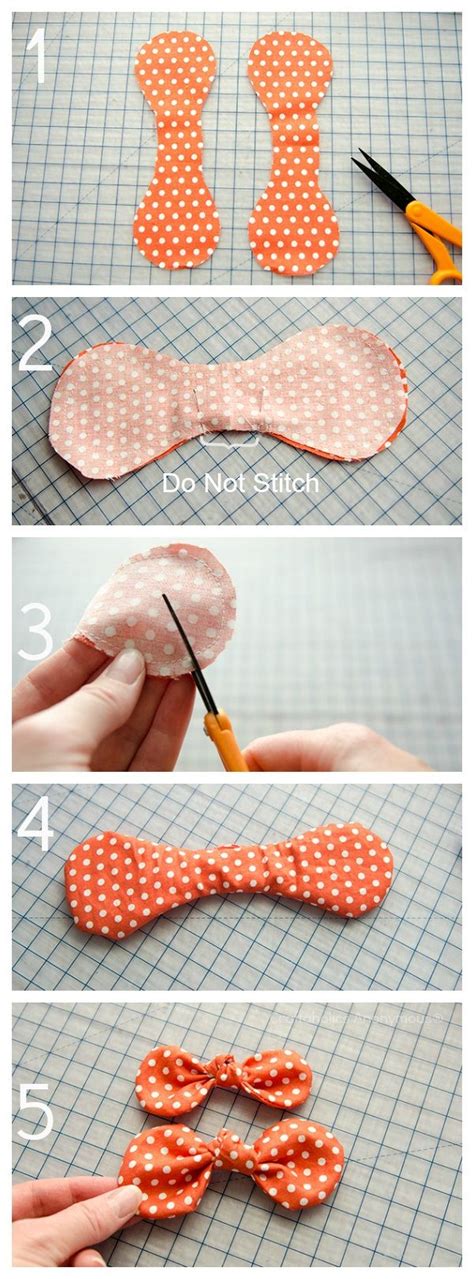 How To Make A Bow Step By Step Image Guides Bored Art Fabric Bow