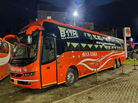 Person Capacity Volvo Multiaxle B R Sleeper Seater Ac Bus Kolkata
