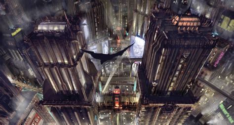 Gotham City Concept Art Batman Arkham Knight Art Gallery