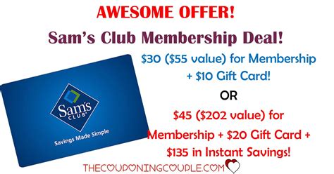 Free shipping, gift cards, and more. HOT Sams Club Membership Deal! $35! Includes Free Gift Cards + Freebies! | Sams club, Gift card ...
