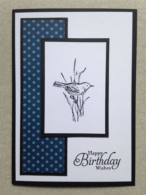 Handmade Male Birthday Card Stampin Up Cards I Have Masculine Cards Handmade Birthday