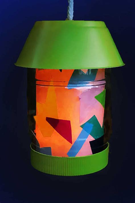 Make A Diy Lantern For Kids With Recycled Supplies Barley And Birch