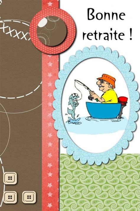 Carte de retraite pour féliciter ou pour inviter à fêter un départ