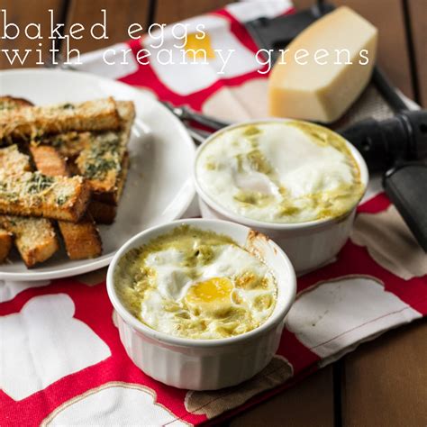 From breakfast bakes to cookies and ice cream, there are. Baked Eggs with Spinach and Toast Fingers - Chattavore