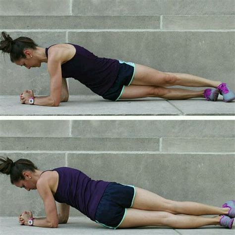Plank Side To Side Rock By Stephanie R Exercise How To Skimble