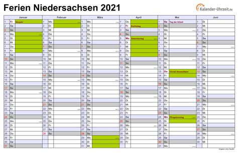 Kalender 2021 Mit Feiertagezum Ausdrucken Kostenlos Jahreskalender