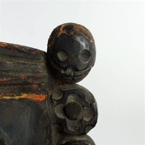 Antique Tibetan Hardwood Mask Of Mahakala Buddhist Dharmapala