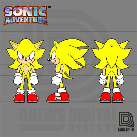 I Drew Up A Modelsheet For Supersonic From Sonicadventure What Yall