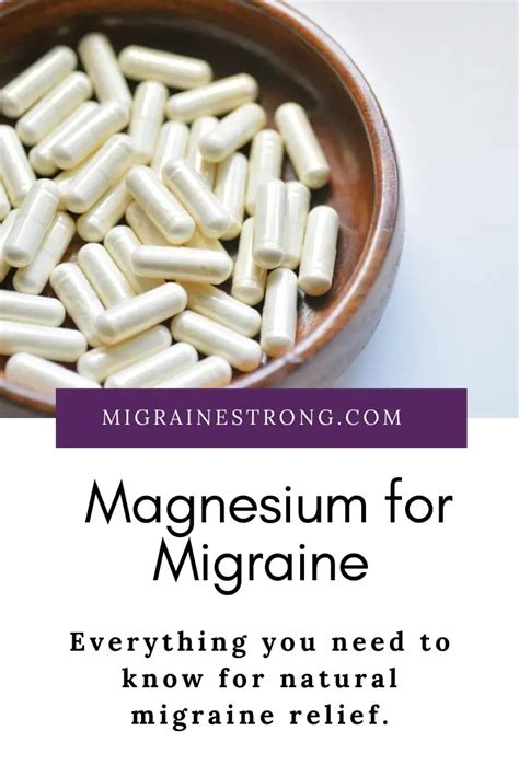 Magnesium Voor Migraine Alles Wat Je Moet Weten Be Settled