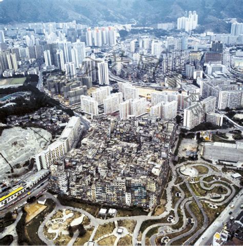 Kowloon Walled City An Image That Perfectly Displays The Types Of