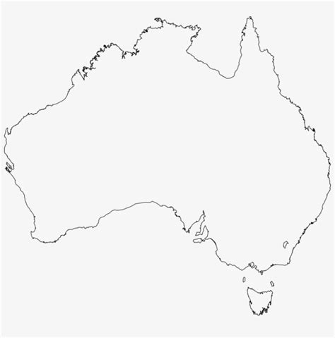 3 Free Printable Blank Australia Map Outline World Map With Countries