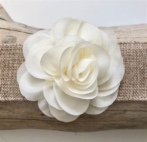 Ivory Flower clip, Flower Hair Clip, Holiday Clip, Flower Girl Clip, Rose Pink Clip, Peach Cl 