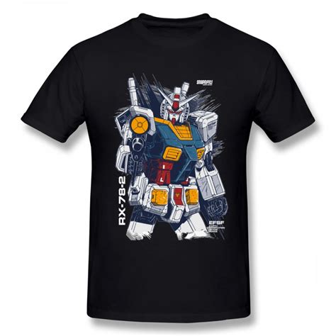 Gundam T Shirt 3d Print Tees Fashion Top Design Round Neck Tee Shirt