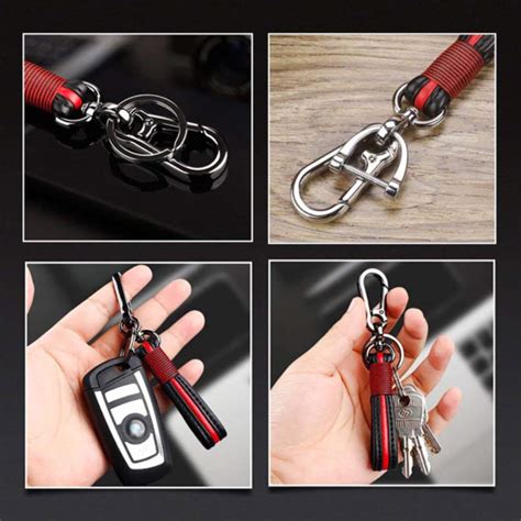 Premium Leather Keychain Handmade Genuine Leather Car Key Chain