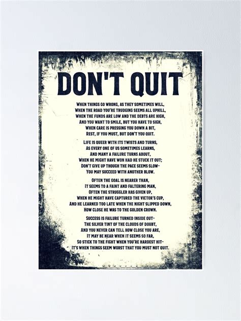 Dont Quit Poem Printable Printable Word Searches Vrogue