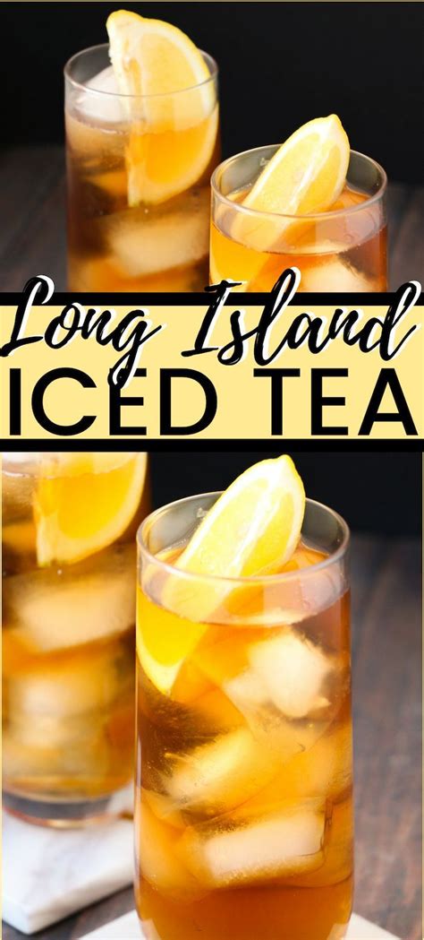 Long Island Iced Tea Recipe | Recipe | Mixed drinks recipes, Easy mixed ...