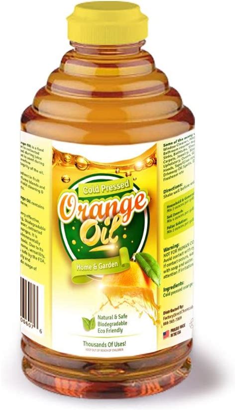 Cold Pressed Orange Oil Concentrate Homeandgarden