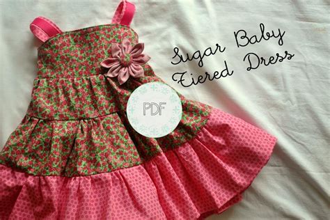 Sugar Baby Tiered Dress By Gingerbaby Sewing Pattern