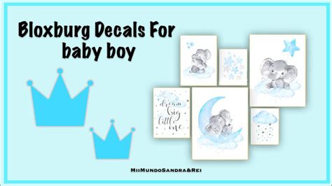 How To Place Wall Decals Bloxburg Baby Boy Pictures Youtube