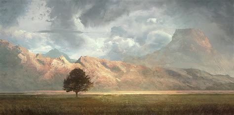 Lone Tree Painting By Joseph Feely Fine Art America