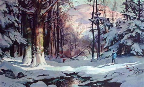 Andrew Wyeth Picks 20 Great American Watercolorists Winter Watercolor