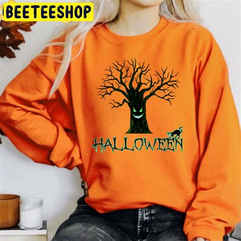 Scary Halloween Tree Unisex T Shirt Beeteeshop