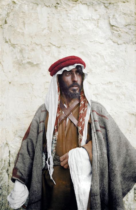Bedouin Man In Jerusalem 1898 Rcolorization