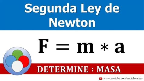 Segunda Ley De Newton Determine La Masa En 2020 Leyes De Newton