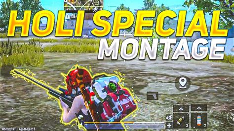 HOLI SPECIAL MONTAGE PUBG LITE MONTAGE Oneplus 9R 9 8T 8 7T 7