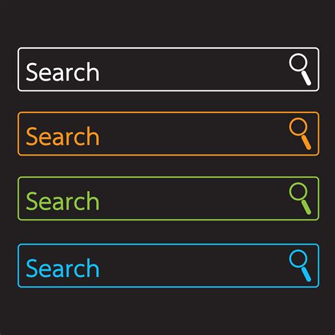 Search Bar Icon 643452 Vector Art At Vecteezy