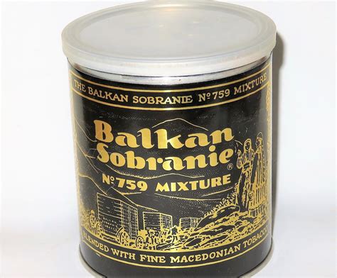 Balkan Sobranie 759 Early 1980s 7 Oz Tin