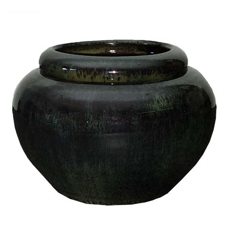 7 Rainforest Green Pearl Self Watering Pot