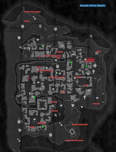 All Blueprint Locations | Dying Light + DLC – Steam Solo